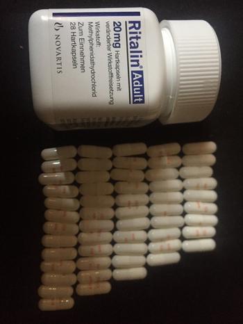 - Ritalin 40mg.